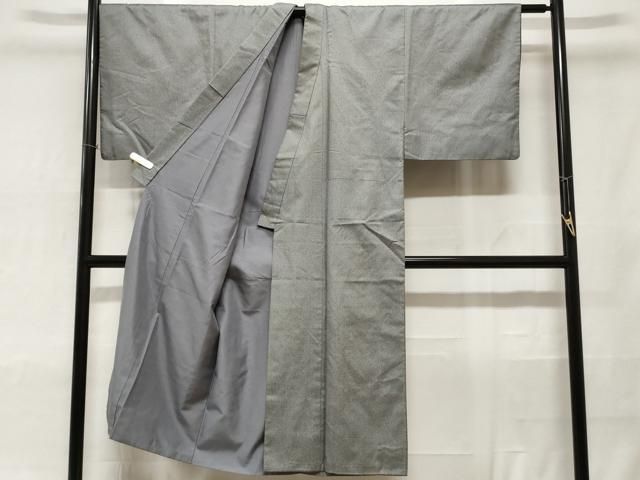 平和屋着物▽上質なお召 単衣 抽象文 正絹 逸品 CAAW1377xi