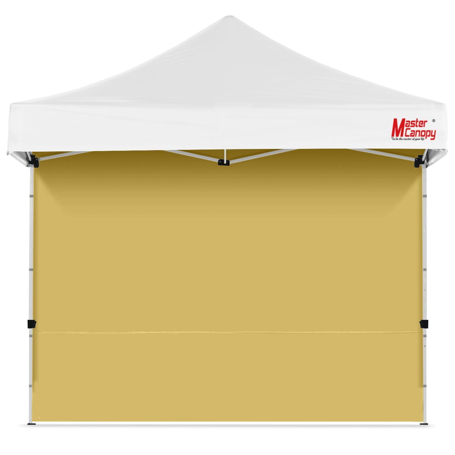 新品 マスターキャノピー（MASTERCANOPY）サイドシート（横幕）タープテント用 2.5M/3M 防水 防風 UVカット遮熱 取り外し簡単 ビジネス用 アウトドア用 【サイドシート一枚】