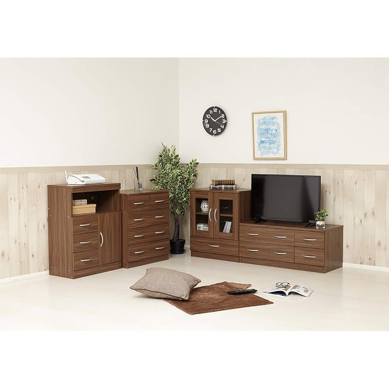 クロシオ ブルーム チェスト ウォールナット色 幅60cm 1