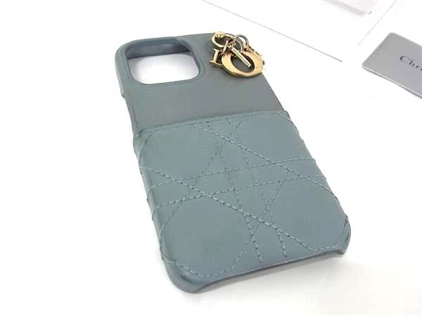 Christian Dior iPhone14proケース　カナージュ ChristianDior ディオール レディディオール カナージュ レザー