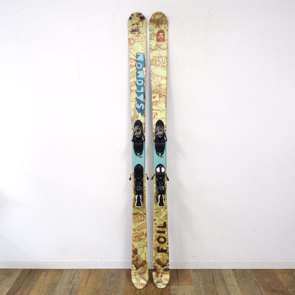 サロモン SALOMON Teneighty FOIL テンエイティー フォイル 182cm センター85mm ビンディング 12TI ゲレンデ スキー アウトドア