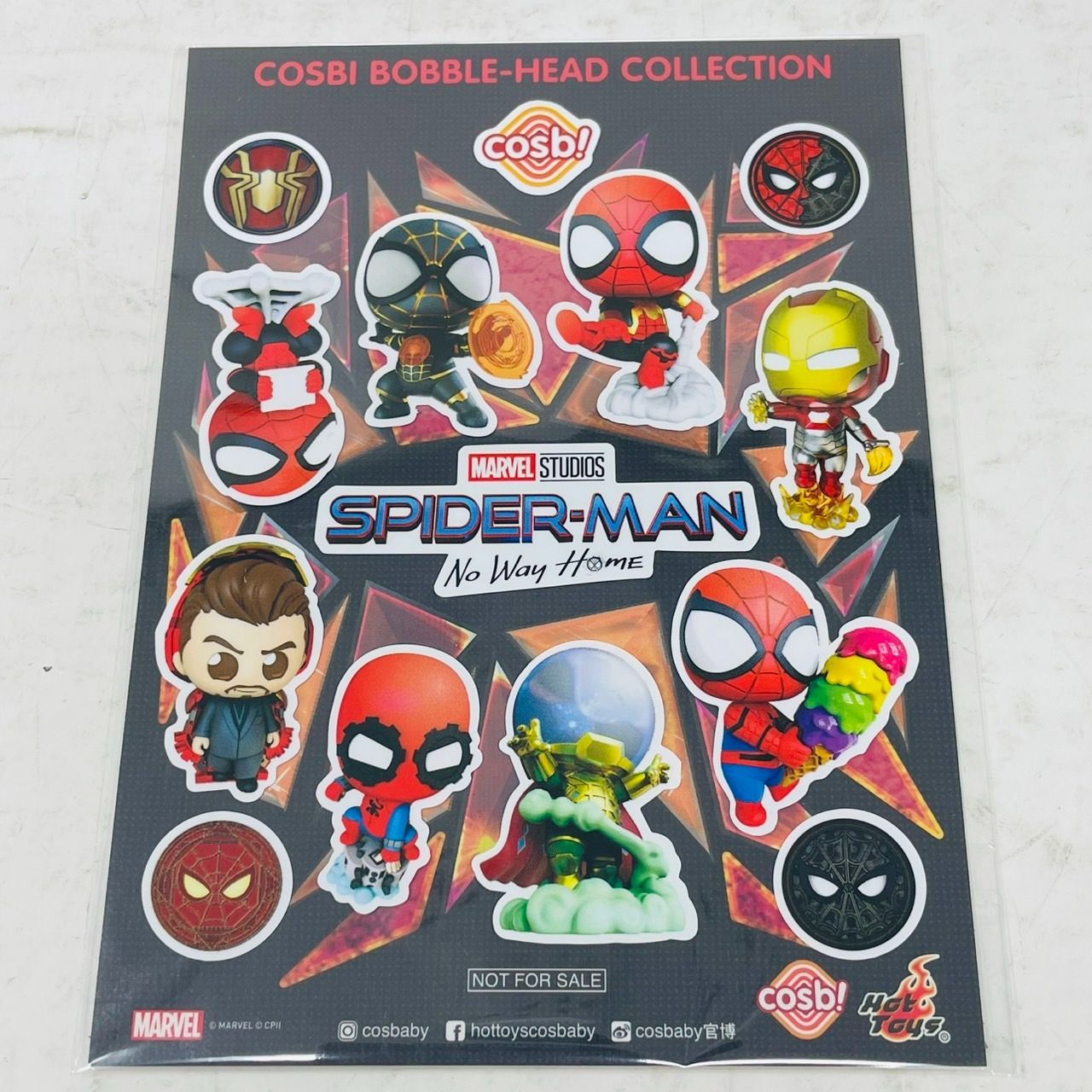 HotToys Cosbaby スパイダーマン Seasons Greetings 3体 フィギュア 