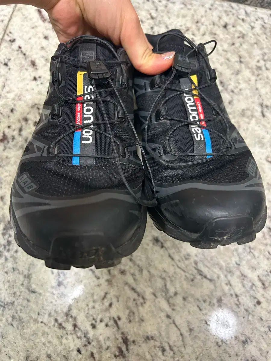  SALOMON サロモン XT 6 ブラックトレイル ランニングシューズ 230 登山靴 トレッキングシューズ アウトドアシューズ