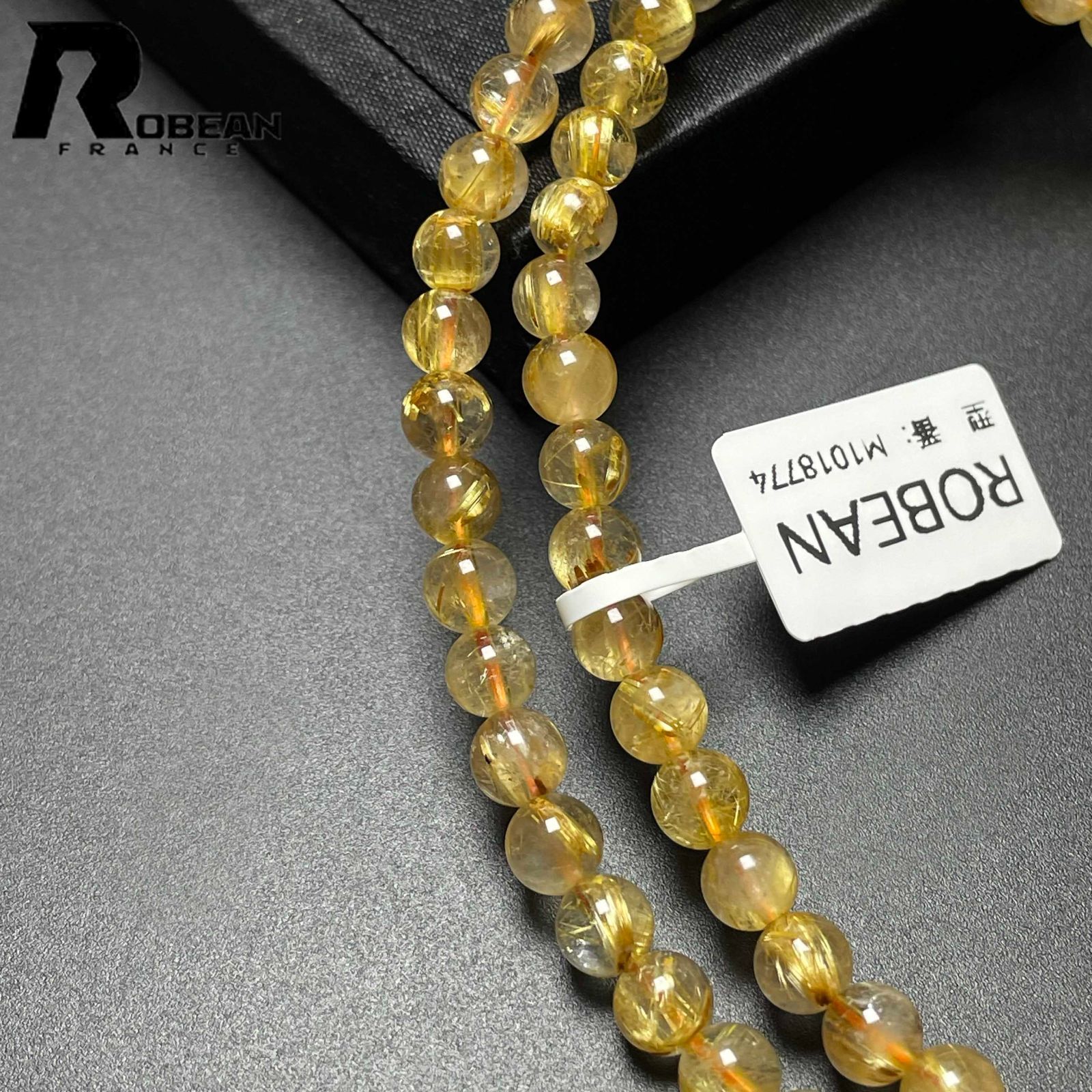 黄金針水晶 金運