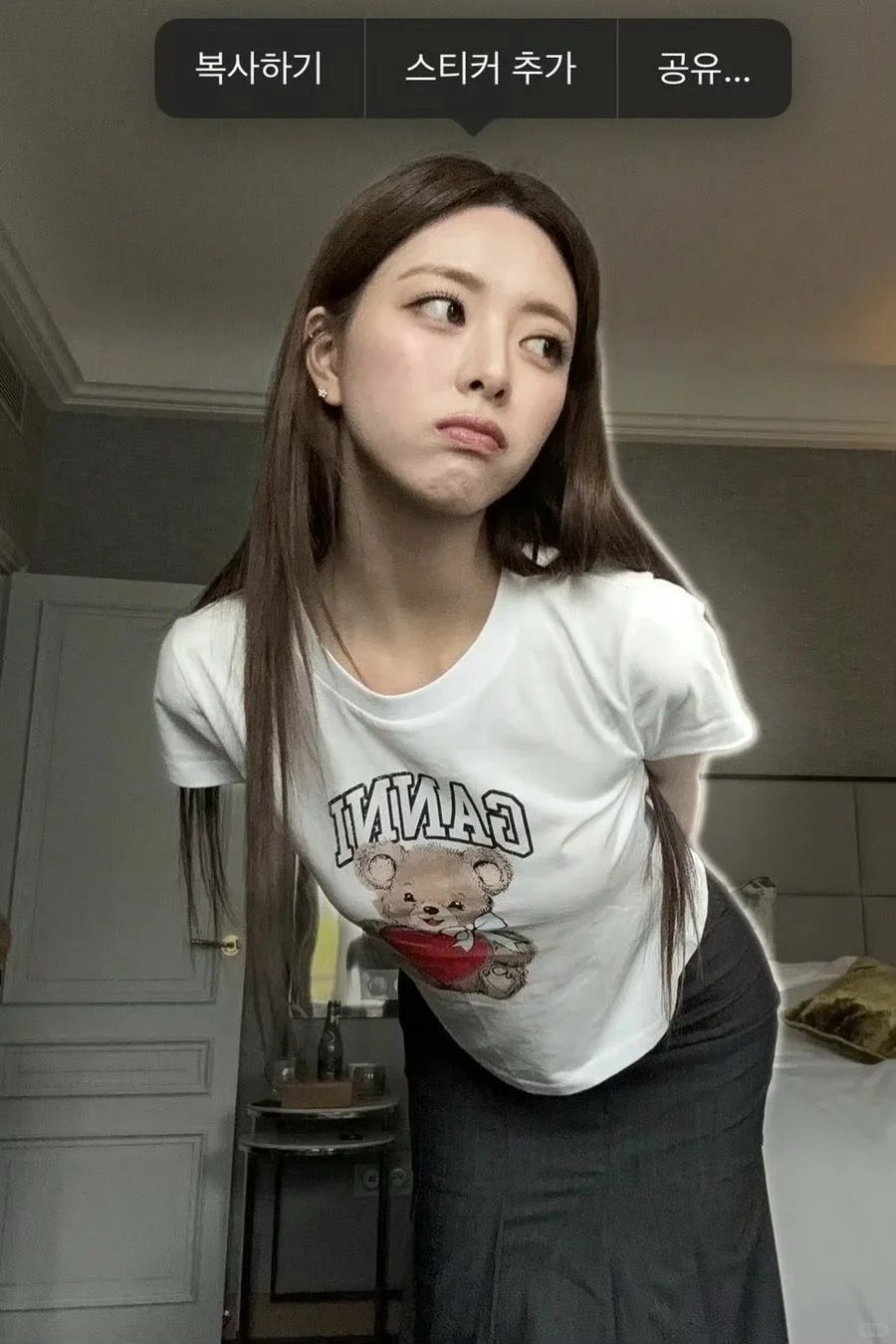 GANNI ガニー Tシャツ 半袖 レディース ベーシック ジャージー