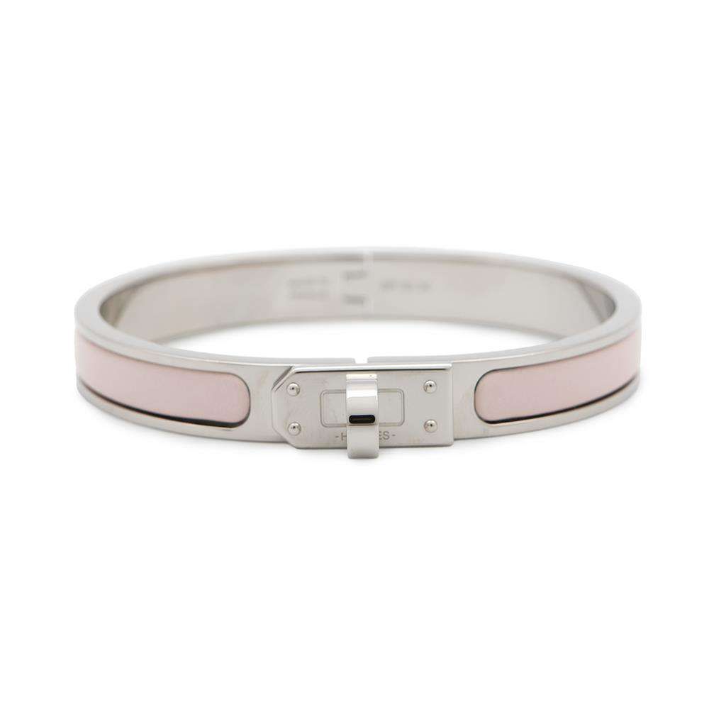 HERMES ミニクリックケリー ブレスレット PM ローズカンダー エルメス ブレスレット ミニクリック ケリー PM エナメル ローズ