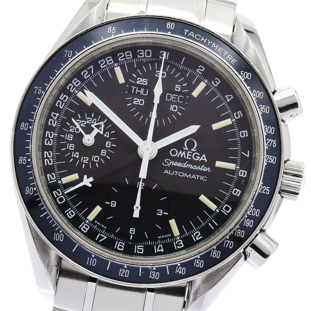 OMEGA 自動巻き ブラックダイアル 時計　スピードマスター　コスモス オメガ OMEGA 3520.50 スピードマスター マーク40 コスモス