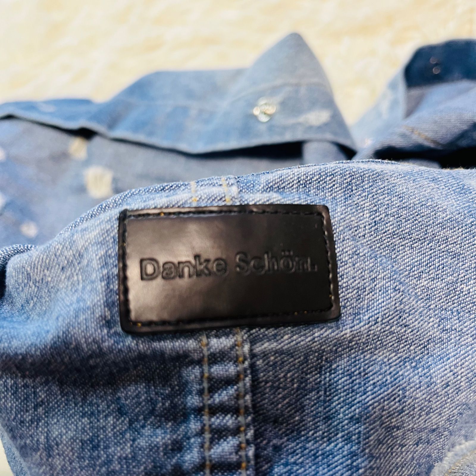 Danke Schon ダンケシェーン ビックシルエット デニムシャツ