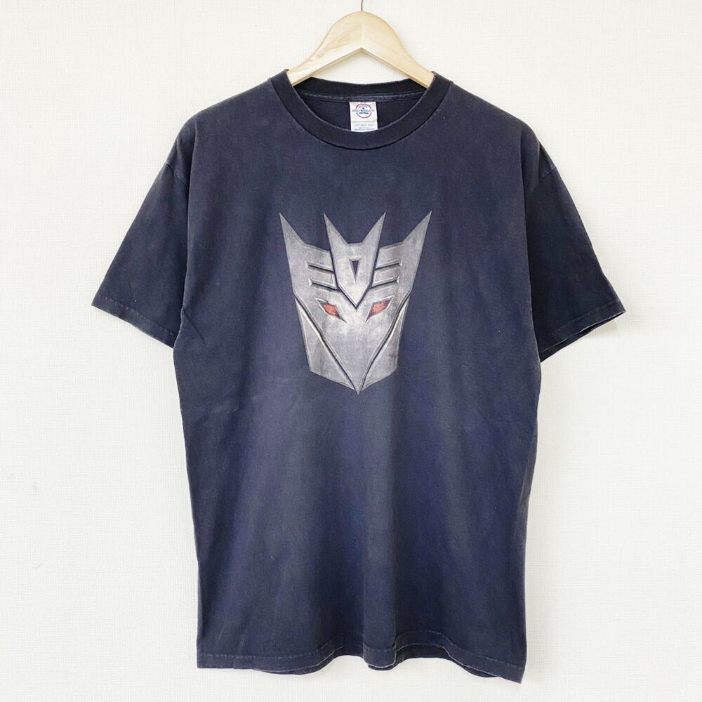 トランスフォーマー Transformers Tシャツ 半袖 ディセプティコン ロゴ プリント DELTA PRO WEIGHT サイズ：L ブラック