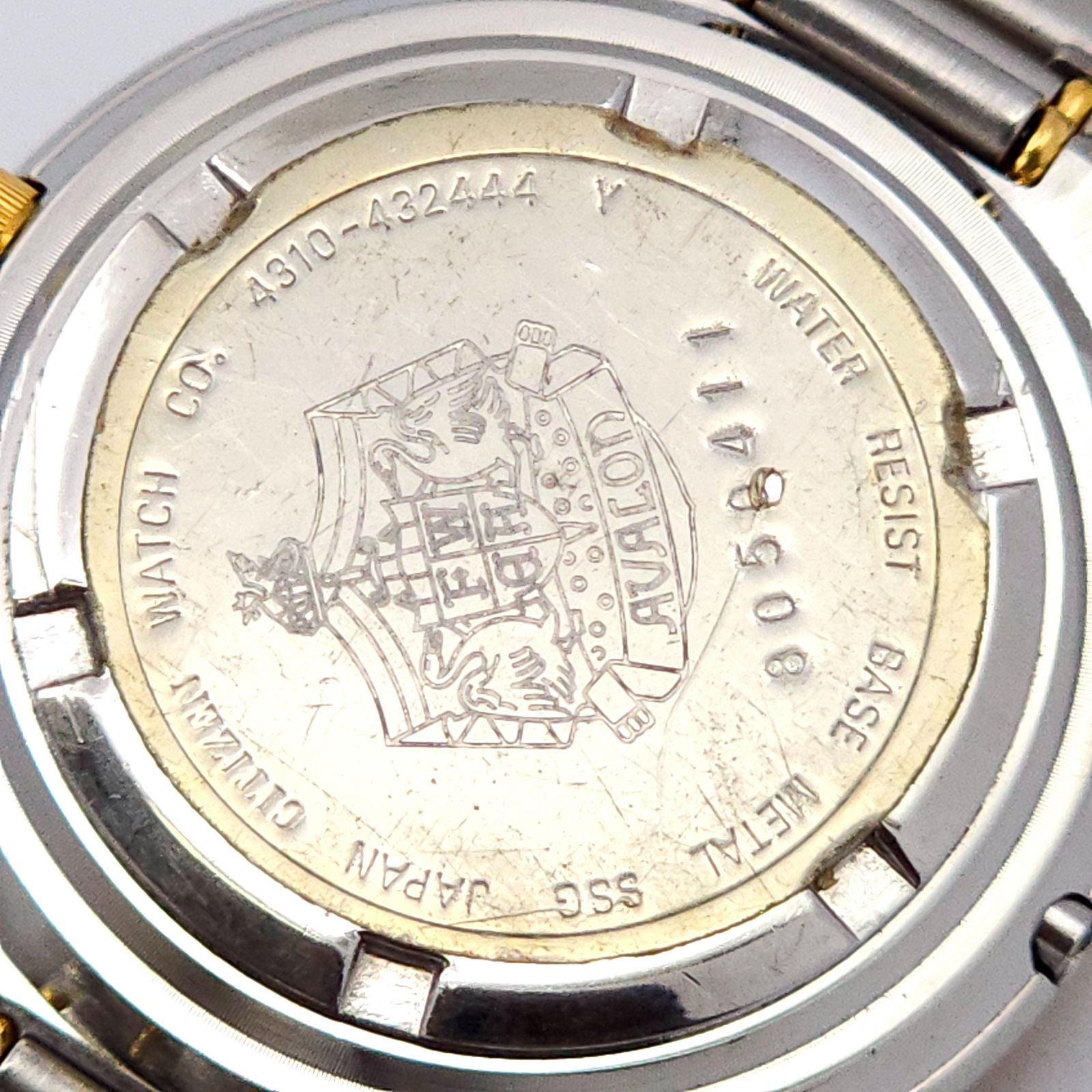 ☆美品 CITIZEN シチズン アバロン ムーンフェイズ 4310-43244 QZ 動作