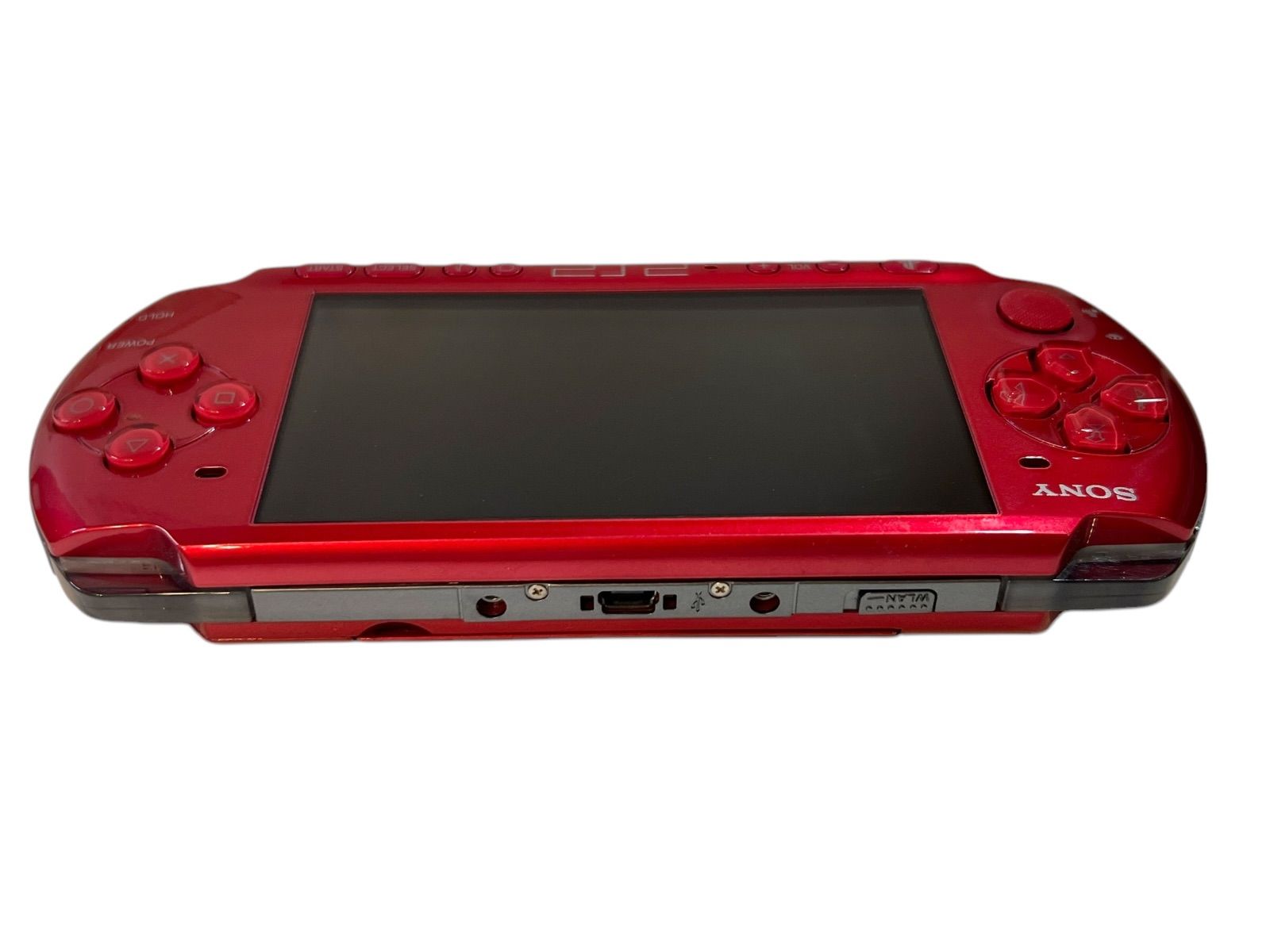 PSP3000 赤黒 PSP3000 赤黒 PSP 3000 赤黒 青 金 3台 ソフト4 動作確認済の落札