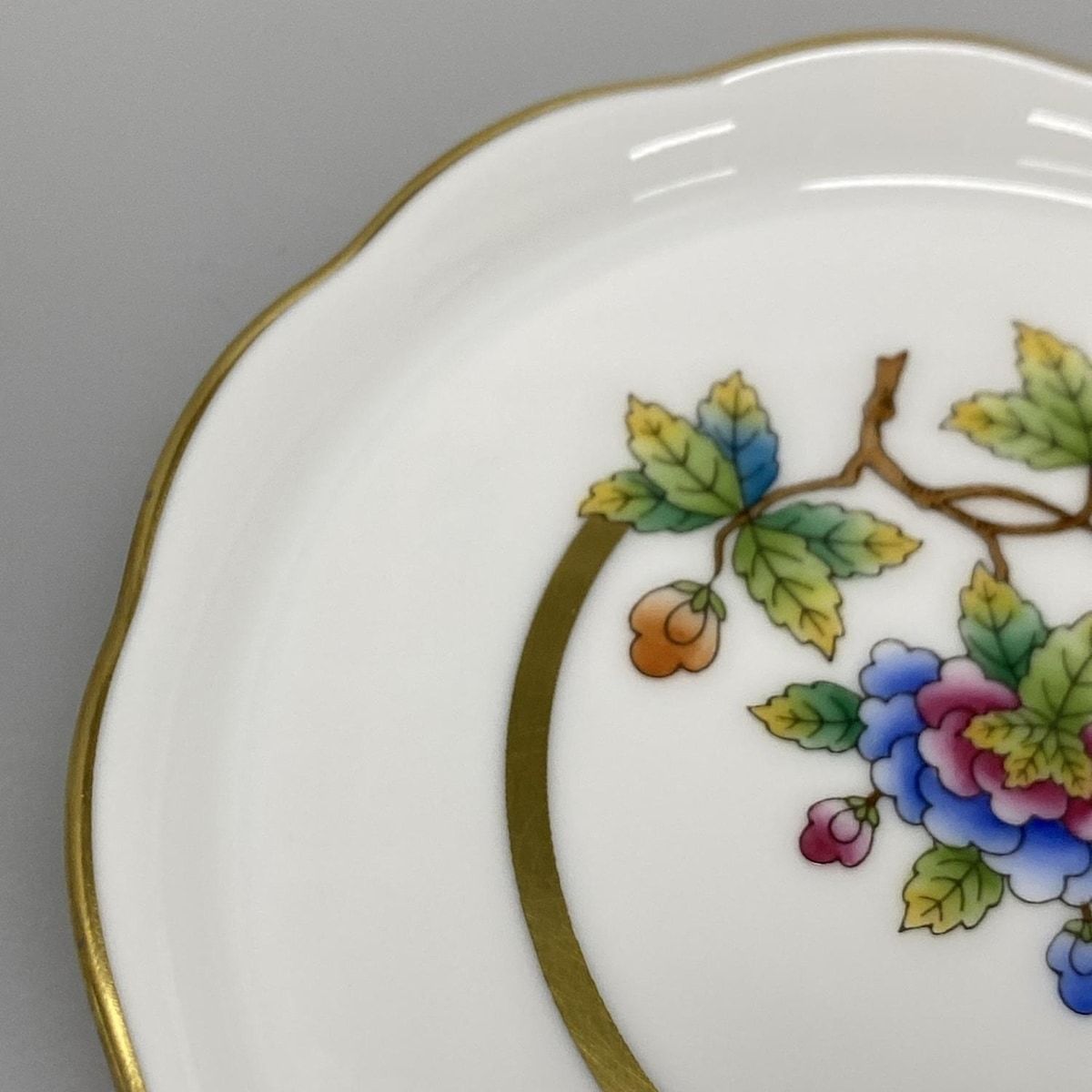 Herend(ヘレンド) 食器新品同様  - 陶器 Herend(ヘレンド) 食器新品同様 - 白×ブルーグレー×マルチ 食器