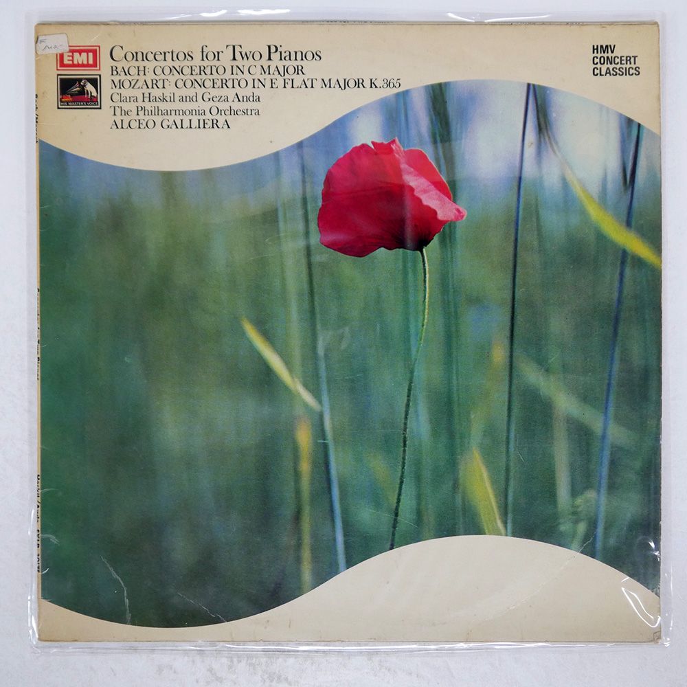 UK盤 バッハ/CONCERTOS FOR TWO PIANOS/HIS MASTER'S VOICE