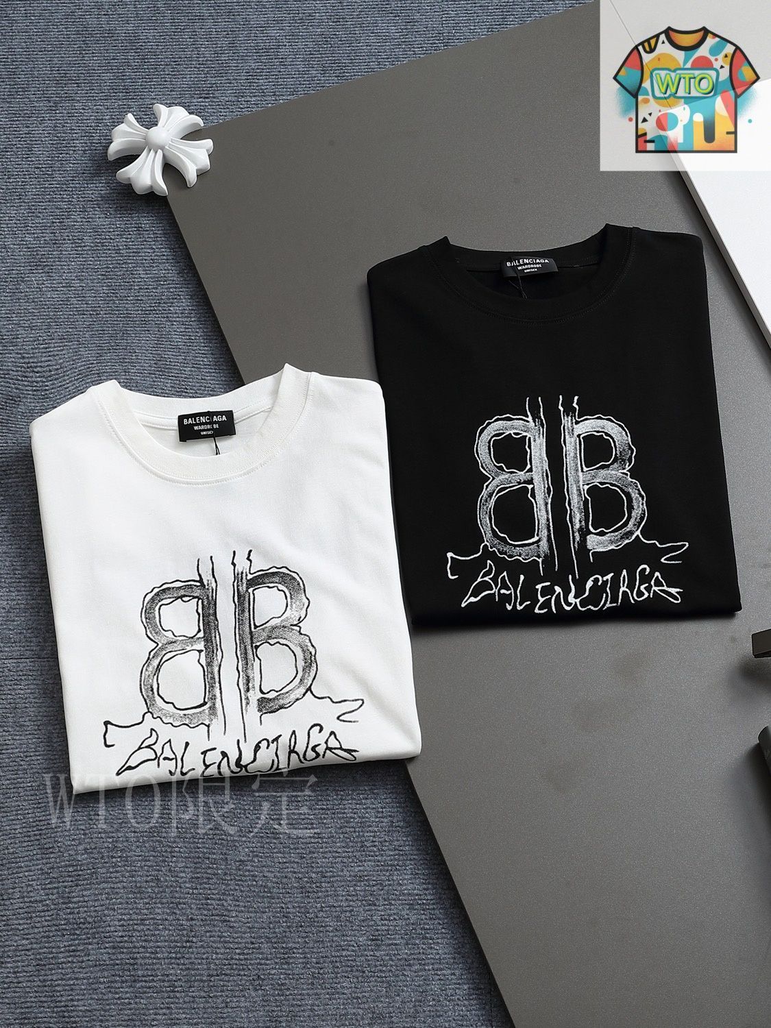 直営店セール◆BALENCIAGA Handwriting Bal Vintage Tシャツ 今日特価】BALENCIAGA Vintage Letter Print T シャツ-3 - メルカリ