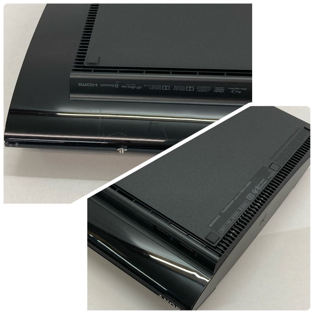 PS3 プレステ3 本体 500GB CECH-4300C チャコールブラック 中古品 PlayStation 3 CECH-4300C 本体 コントローラー付き PlayStation3 - 美
