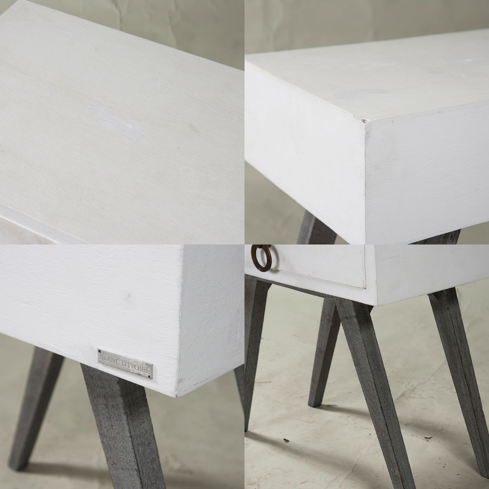 BLANC D'IVOIRE コンソールチェスト フレンチシャビー
