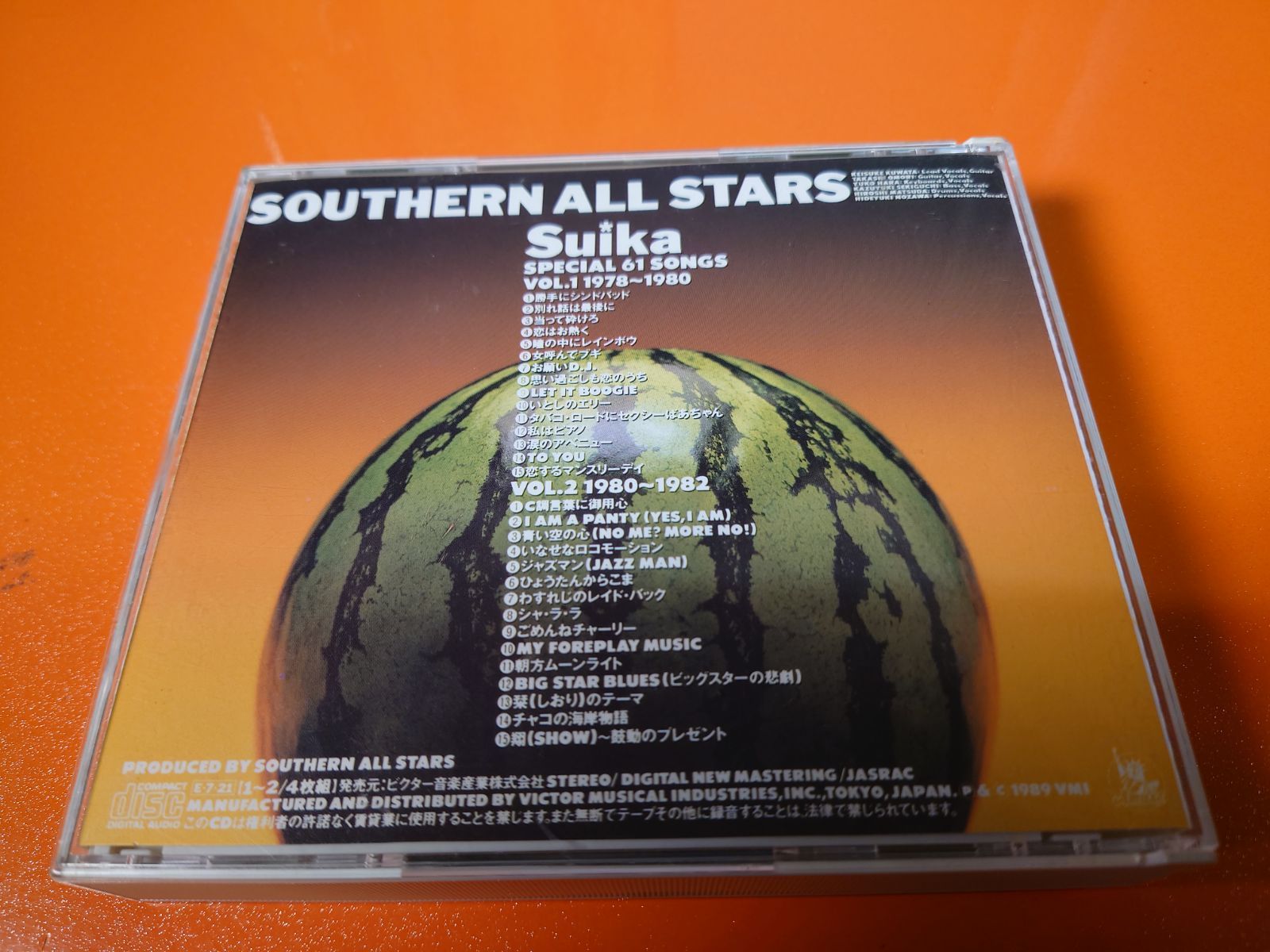 廃盤 CDと缶ケースのみ