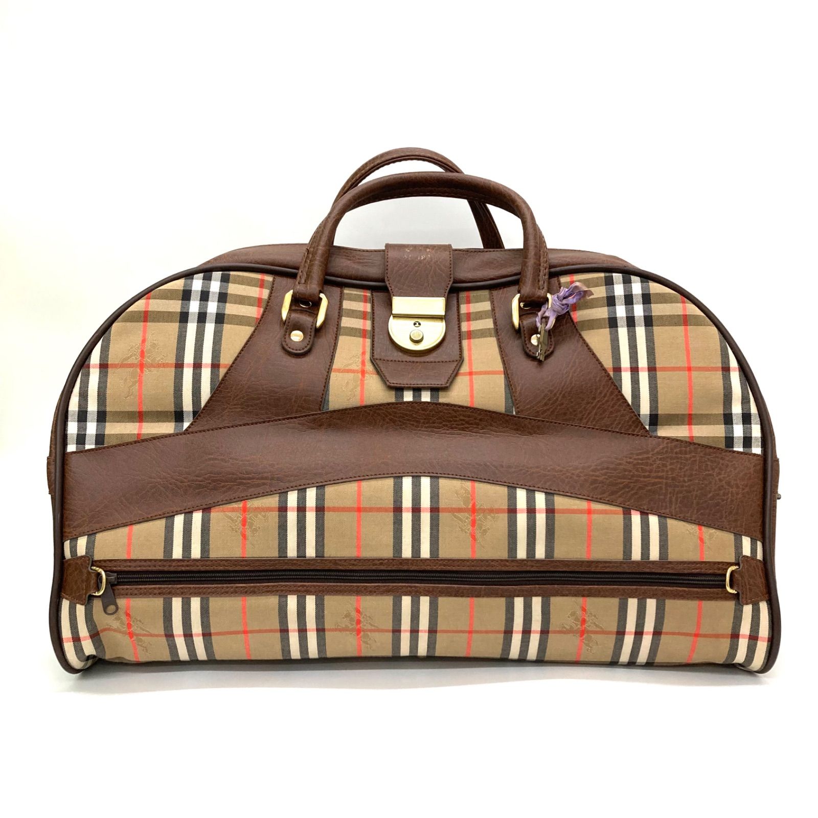 ◇Burberry◇バーバリー ノバチェック ボストンバッグ 特大 BURBERRY