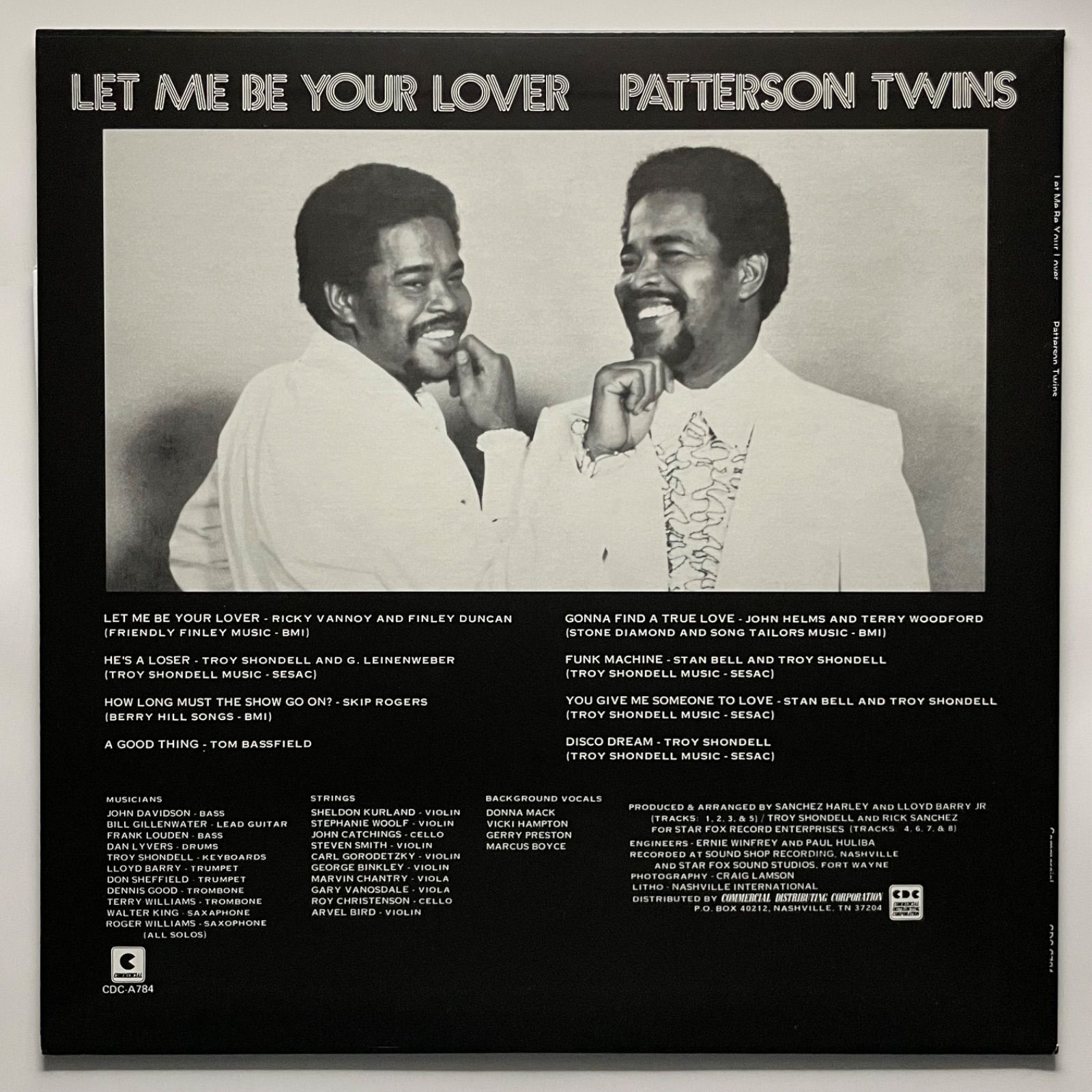 レコード (LP) [Soul] Patterson Twins / Let Me Be Your Lover - メルカリ