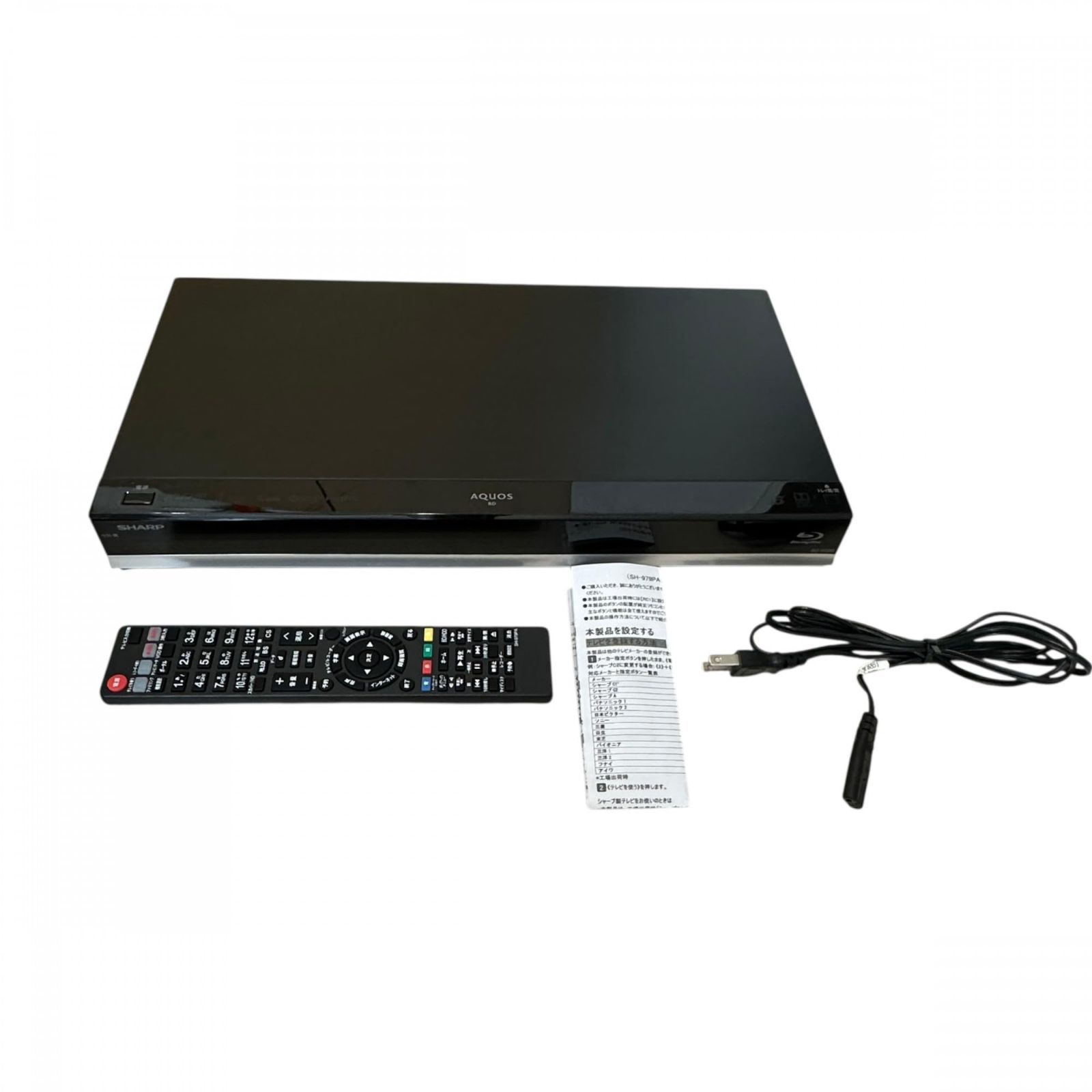 シャープ 500GB 2チューナー ブルーレイレコーダー AQUOS BD-W580 ○840