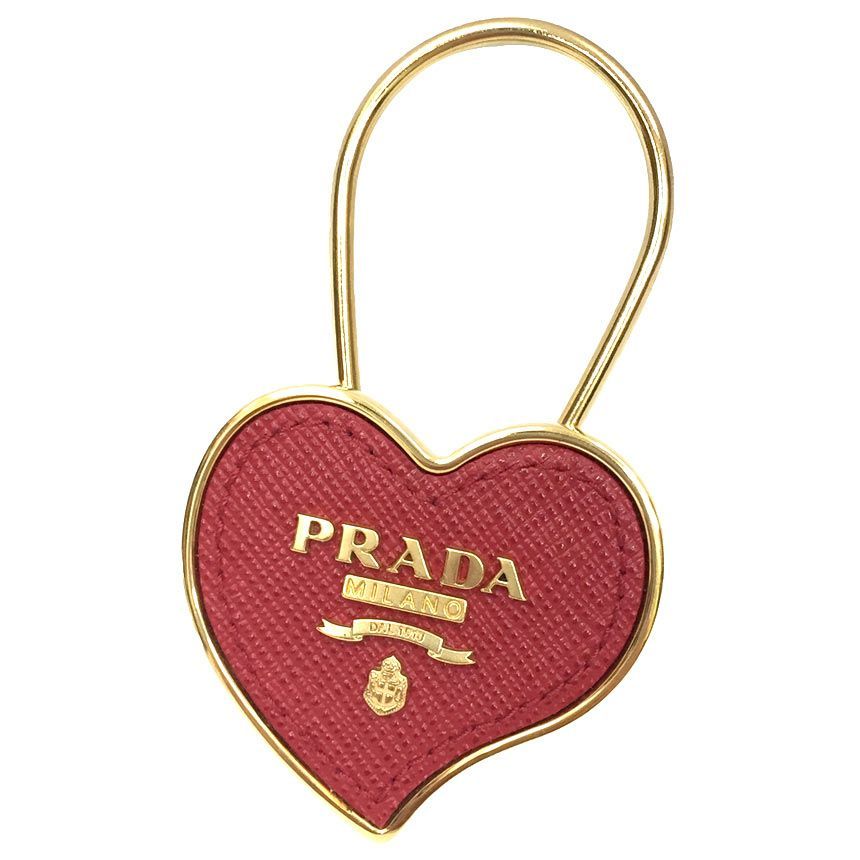 PRADA プラダ ハートキーホルダー キーリング チャーム aq11264 - メルカリ