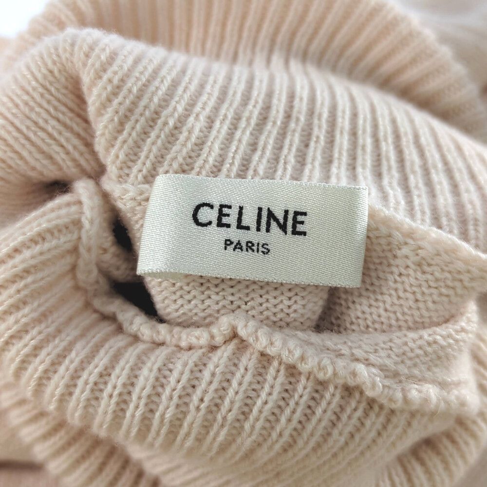 □ □ 44484☆冬 CELINE セリーヌ ケーブルニット タートルネック