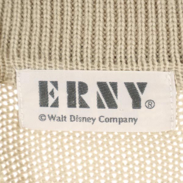 ウォルトディズニーカンパニー ウールブレンド 長袖 ドナルドダック ニット M ベージュ系 Walt Disney Company セーター ロゴ レディース ウォルトディズニーカンパニー ウールブレンド 長袖 ドナルドダック