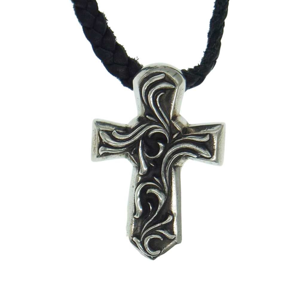 CHROME HEARTS クロムハーツ（原本無） ネックレス VULCAN CROSS SM BC