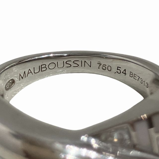 モーブッサン MAUBOUSSIN リング 指輪 750WG ホワイトゴールド モーブッサン MAUBOUSSIN リング 指輪 750WG ホワイトゴールド