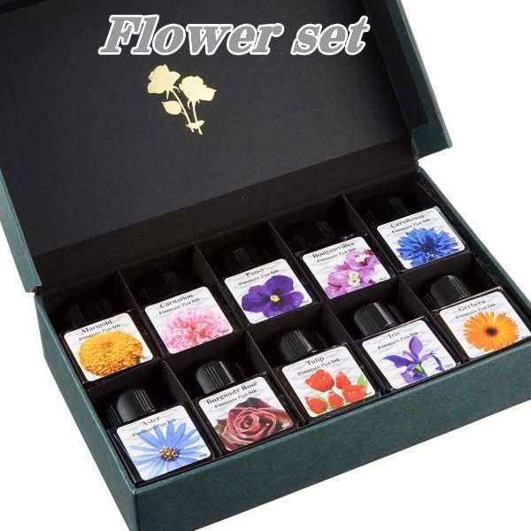 品 DIAMINE ダイアミン フラワー10本セット インク ボトルインク 万年筆インク 水性インク 30ml No-902