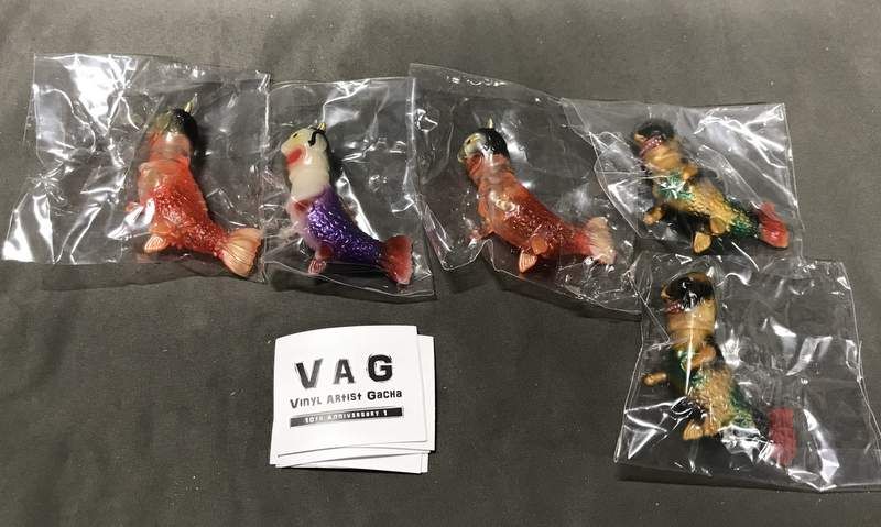 MEDICOMTOY VAG 10th ANNIVERSARY 1 BLOOD GUTS TOYS ナマナリ人魚 全5種セット