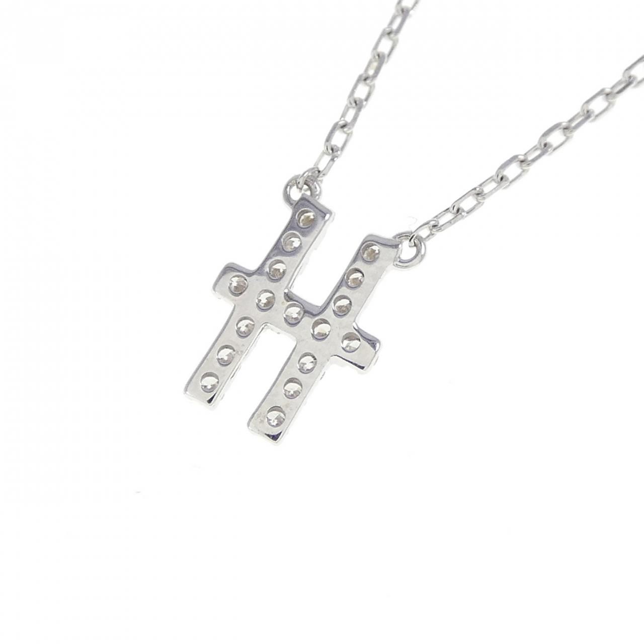 AHKAH イニシャルネックレス M AHKAH プルミエトワール イニシャル