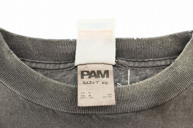 SAINT MICHAEL セントマイケル × P.A.M PERKS AND MINI Tシャツ SAINT MICHAEL/PM_SS TEE/SAINT PAM/BLACK