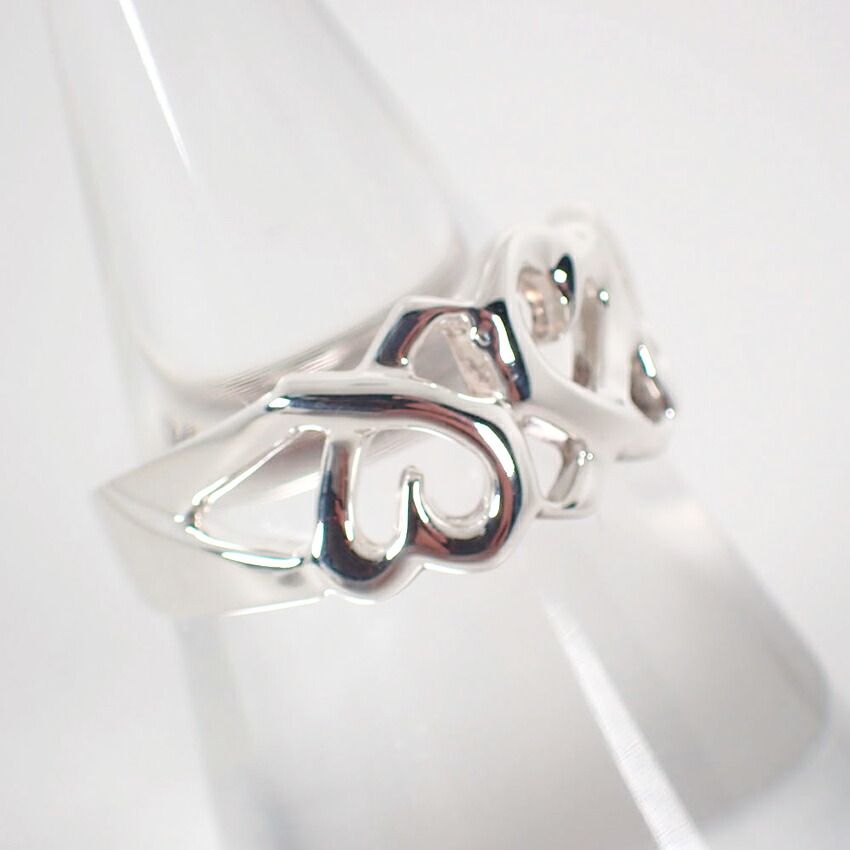 Tiffany&Co ティファニー トリプル ラビングハート リング 12号