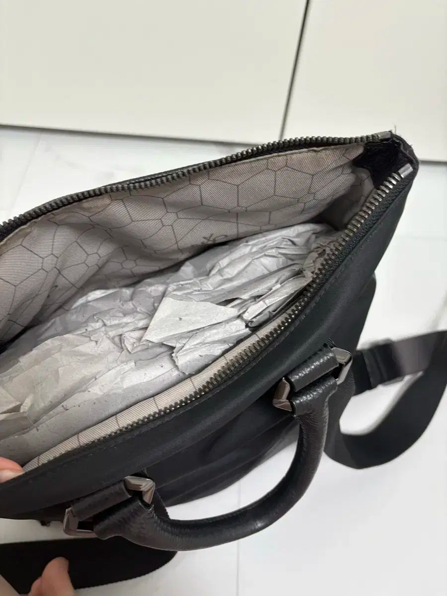 エムズグレイシー リボン×パール2way トート リュックサック ナイロン