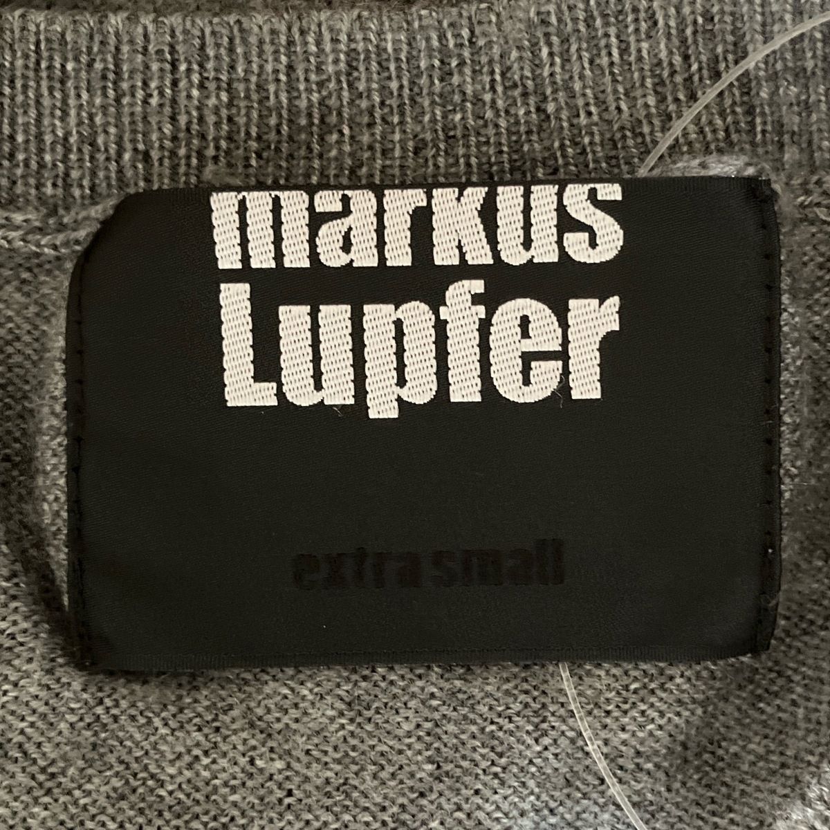 MARKUS LUPFER(マーカスルプファー) 長袖セーター サイズXS レディース - グレー×イエロー×ネイビー クルーネック