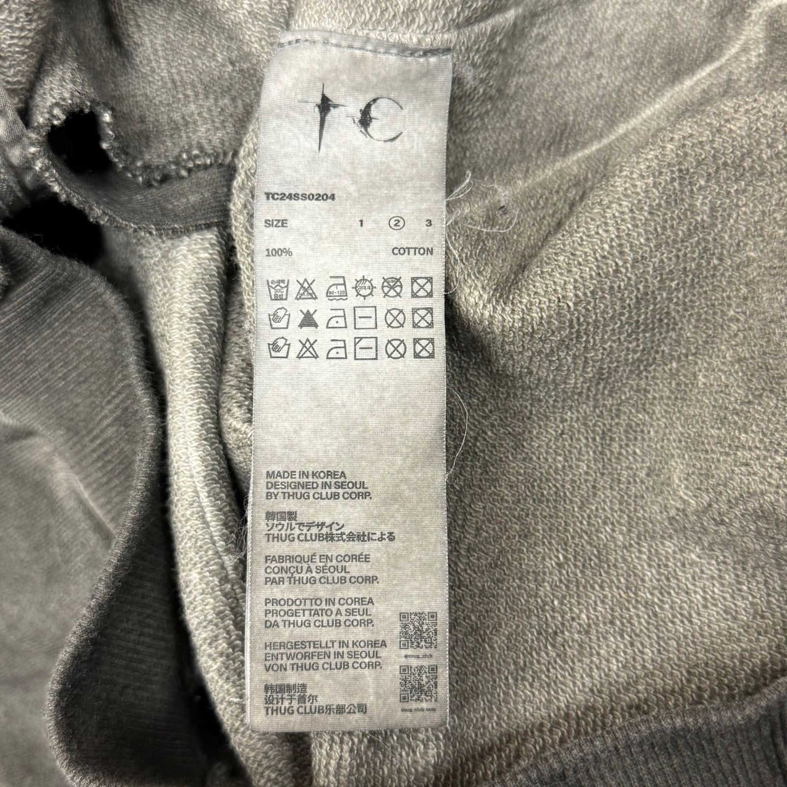 定価59400円 THUG CLUB 24SS GLADIATOR HOODED VEST グラディエーター 