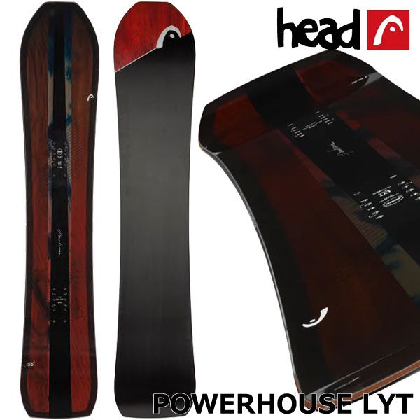 24-25 HEAD/ヘッド POWERHOUSE LYT パワーハウスライテック メンズ レディース パウダー カービング スノーボード 板 2025 @超メルカリ市