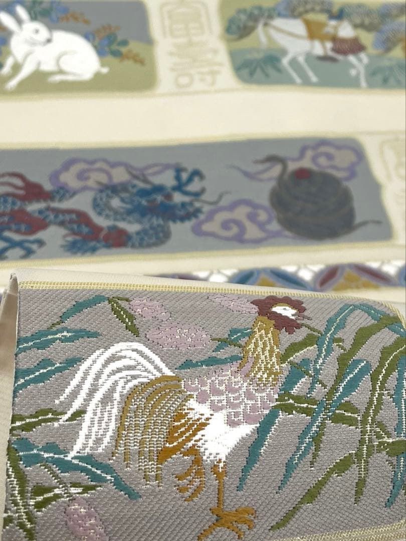 十二支 干支 袋帯 動物 正絹 六通 Q1070 - メルカリ