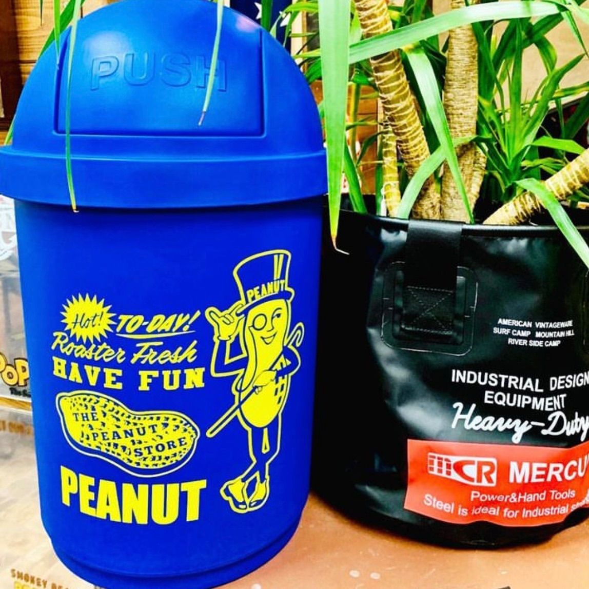 送料無料】新品 🇺🇸 ミスターピーナッツ 35L ダストボックス
