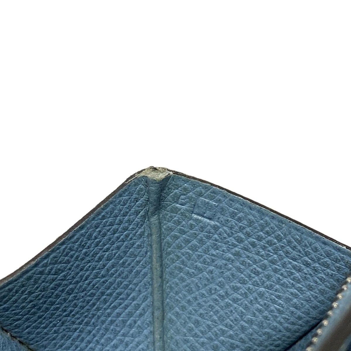 HERMES(エルメス) 2つ折り財布 ベアンコンパクト ブルージーン 新型  