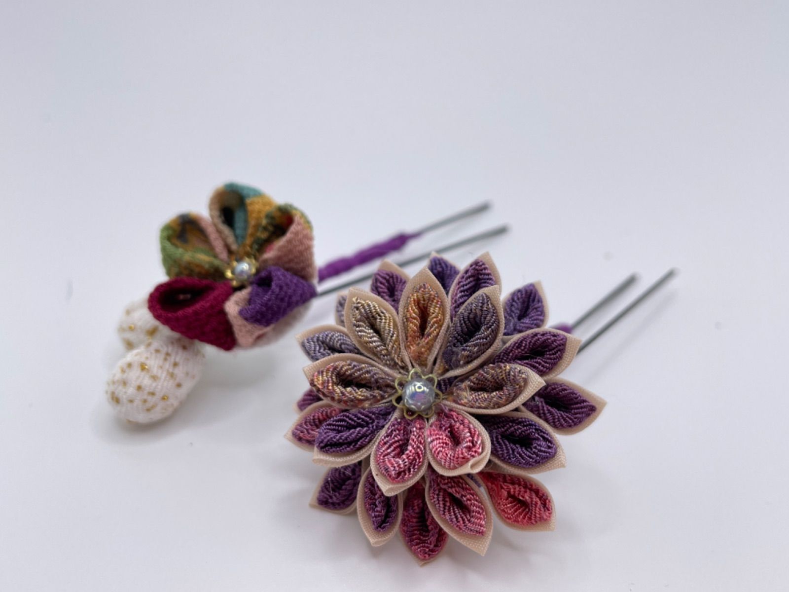 七五三 七草 成人式 卒業式 着物 浴衣 袴 つまみ細工 髪飾り