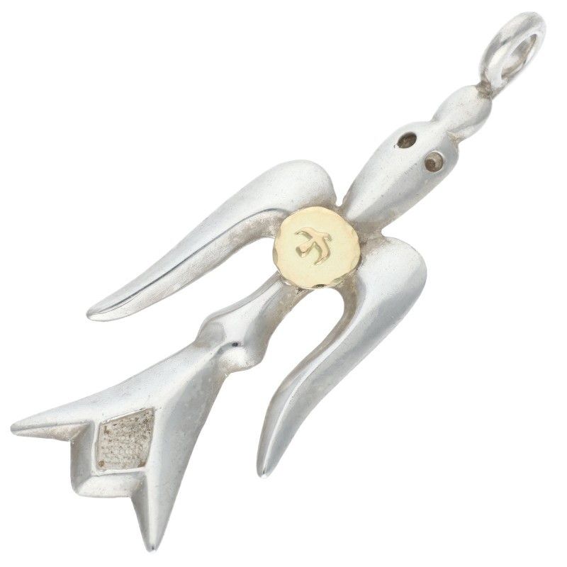 ゴローズ 金メタル付きトリ ネックレストップ メンズ