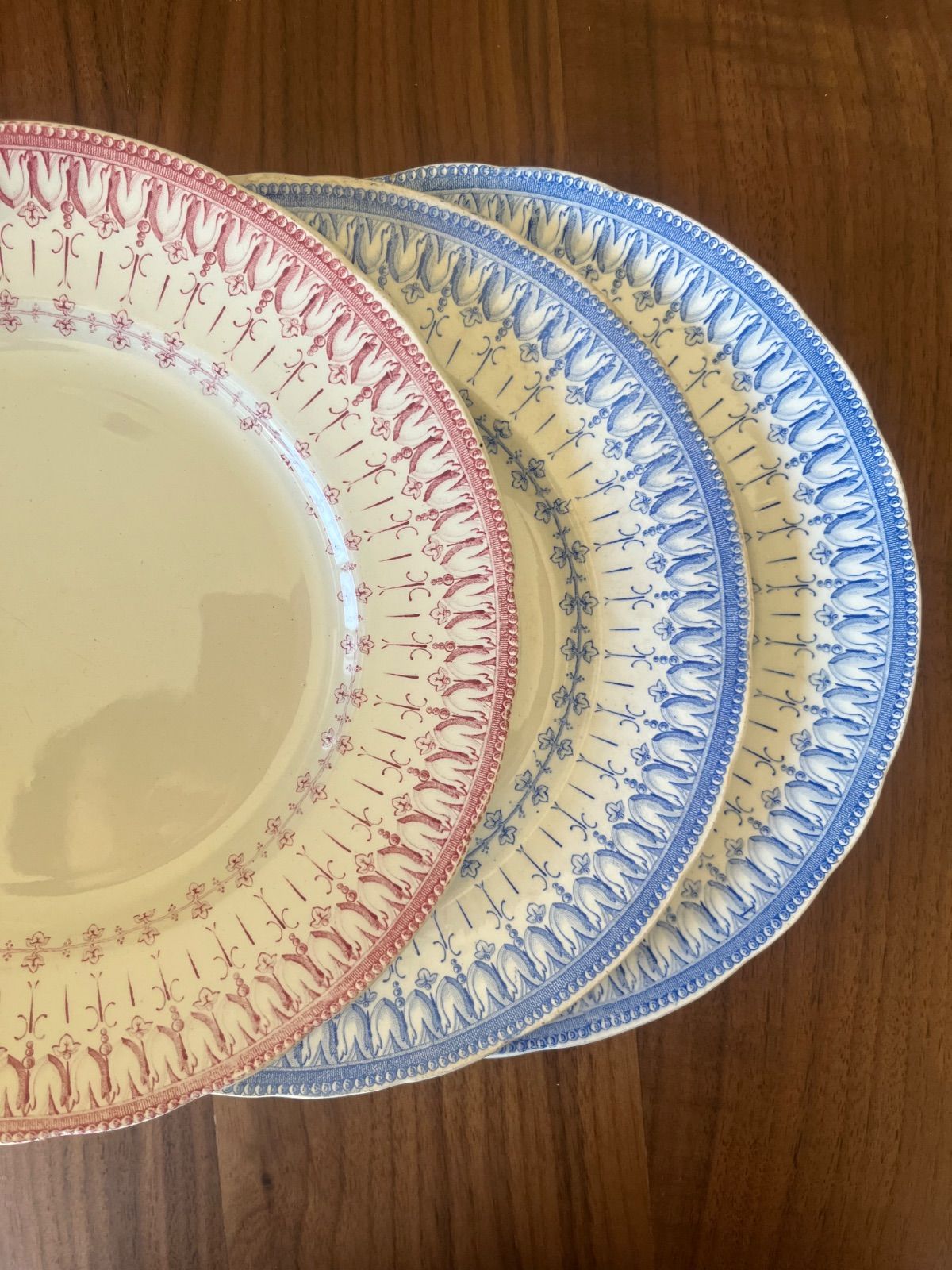 フランスアンティーク Creil et Montereau クレイユモントロー Flora