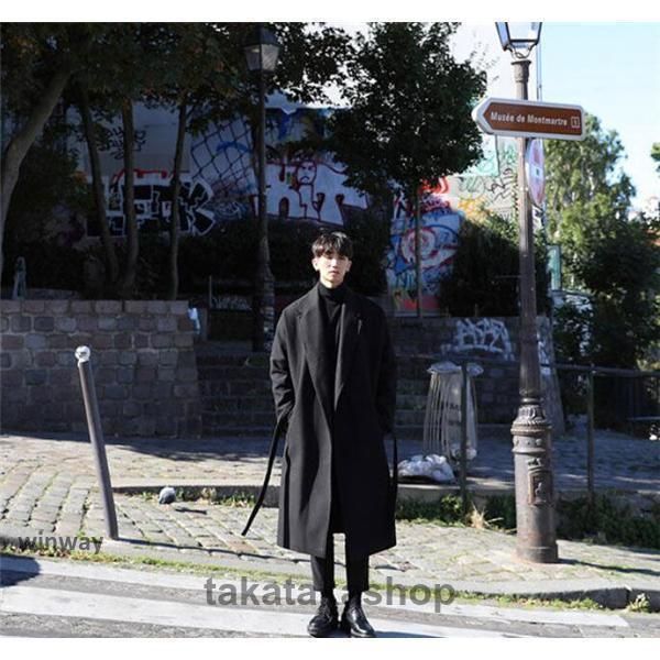 チェスターコート メンズ ロングコート スプリングコート 中綿