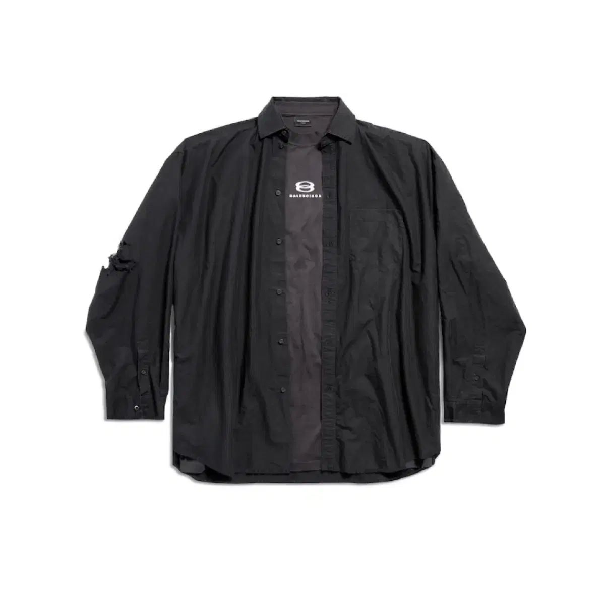 BALENCIAGA バレンシアガ ユニティ スポーツ アイコン レイヤード シャツ 2 サイズ