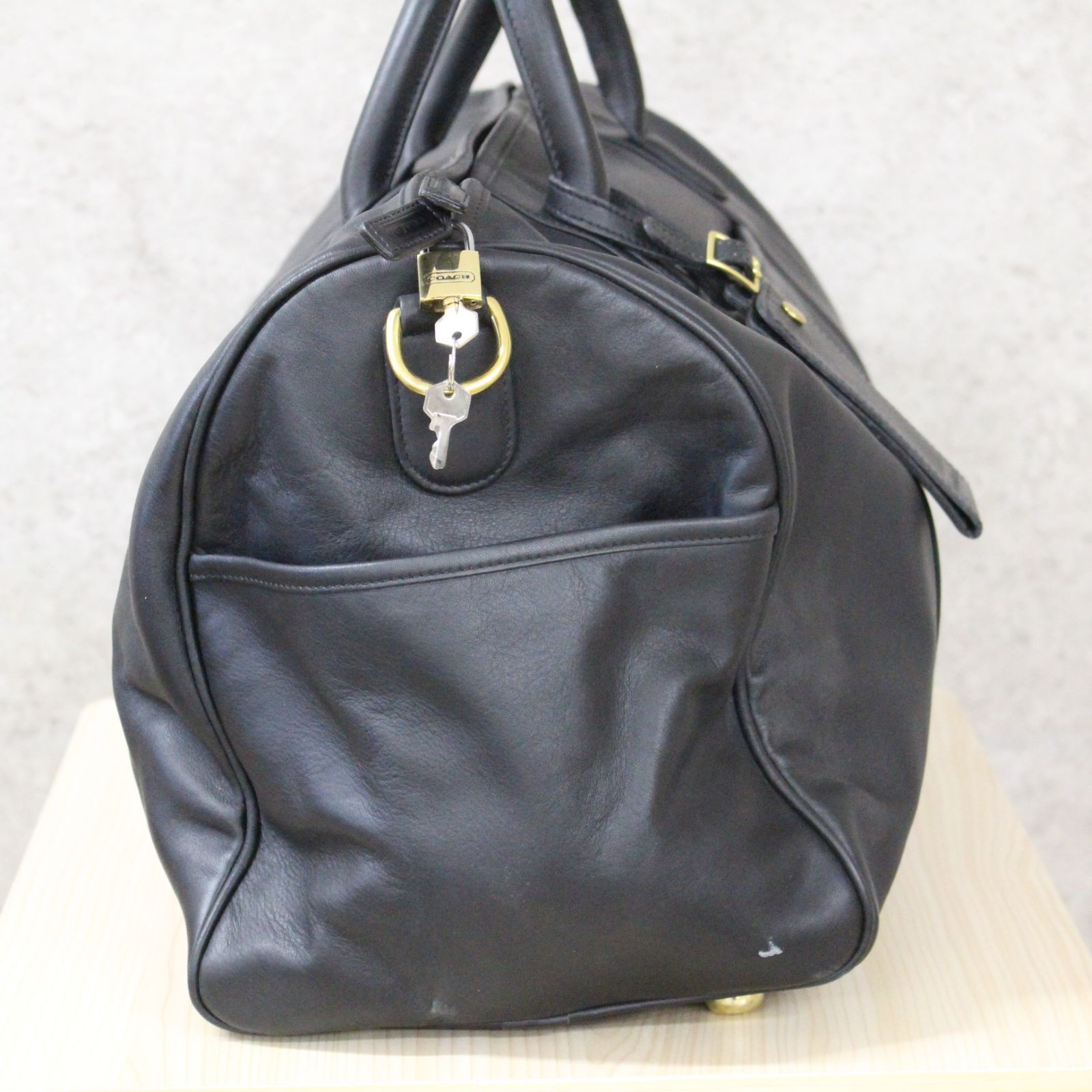 S016)COACH レクサスコラボ 2wayボストンバッグ ブラック 0596 - メルカリ