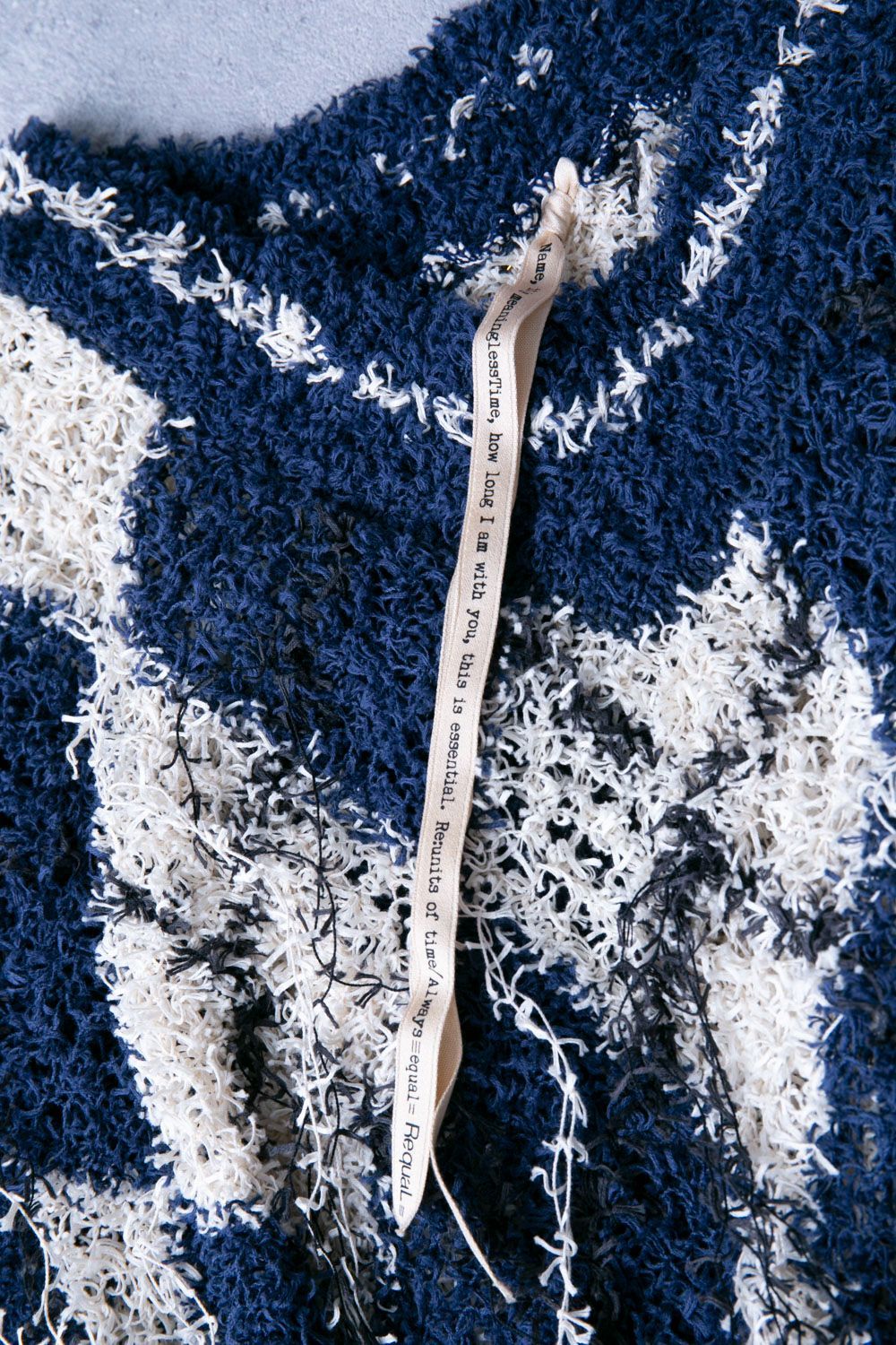 RequaL≡ リコール Handmade argyle knit vest