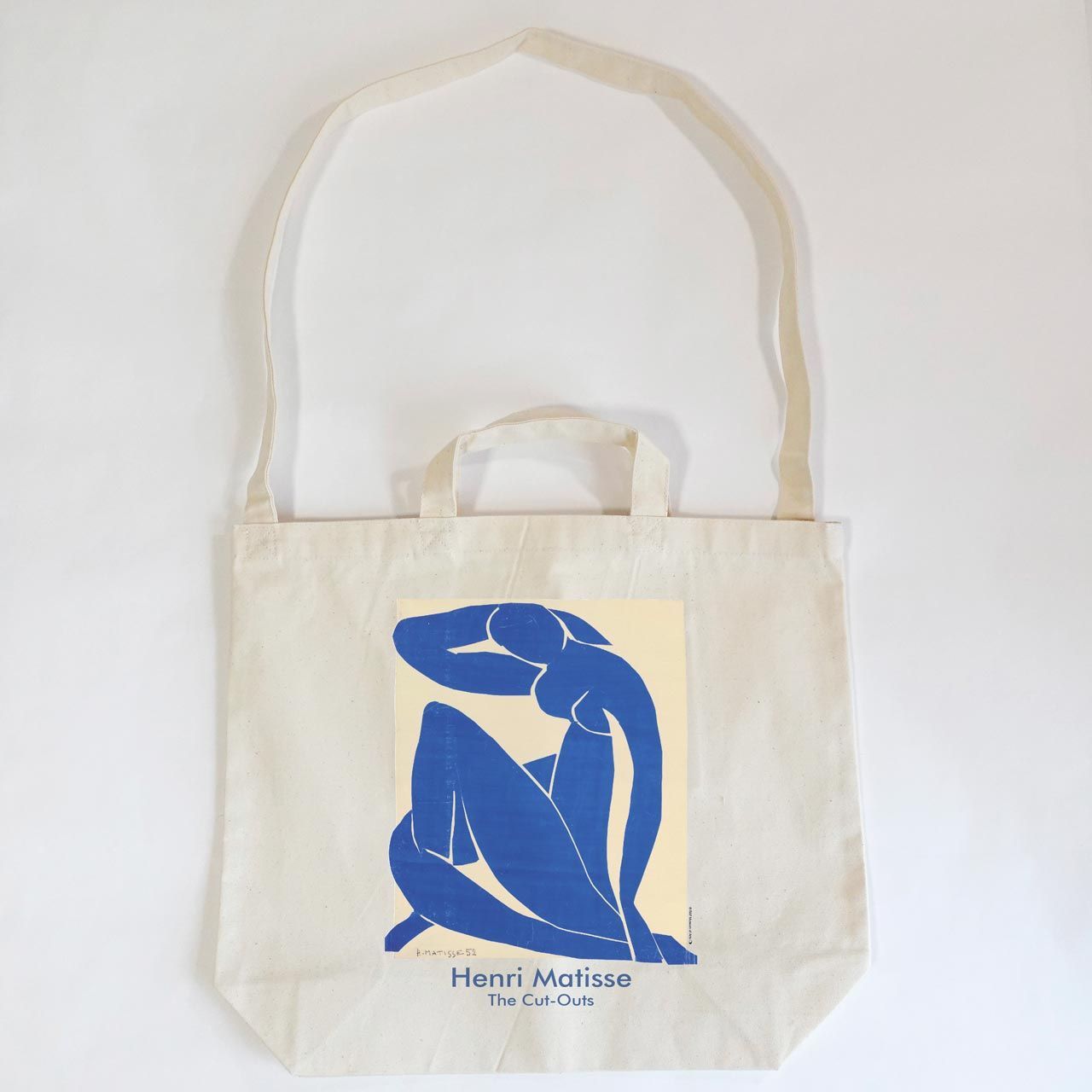 ブルーヌード II マティス キャンバス ポケット付 ショルダー / トート 2WAYバッグ【RAF】The Cut-Outs Blue Nude II Henry Matisse TOTE TEE 631904