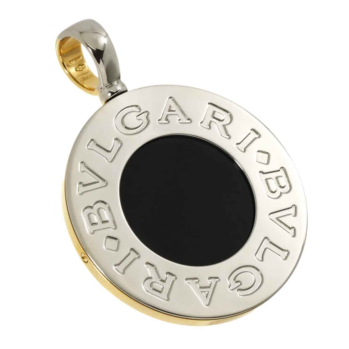 BVLGARI ブルガリ キーリング ペンダントトップ K18 オニキス 金 BVLGARI ブルガリ キーリング ペンダントトップ K18 オニキス 金